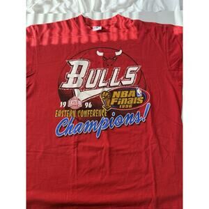 Vintage 90s NBA Chicago Bulls1996 Champions Basketball T-Shirt